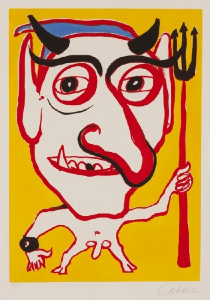 Acquaforte E Acquatinta Calder - Constantin Tacou