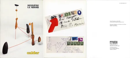 Libro Illustrato Calder - DERRIÈRE LE MIROIR N°248: 30 mobiles, stabiles et machines motorisées (1981).