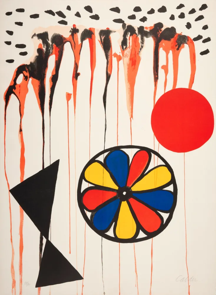 Litografia Calder - La Mousson (The Monsoon)