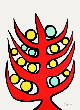 Litografia Calder - L’albero del bene e del male