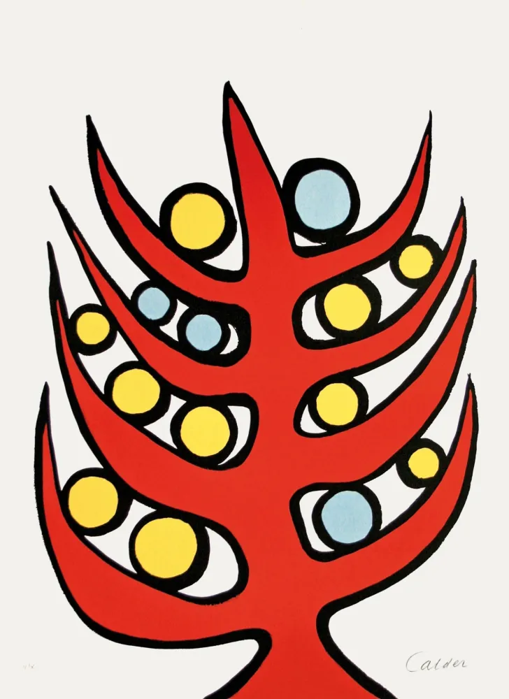 Litografia Calder - L’albero del bene e del male