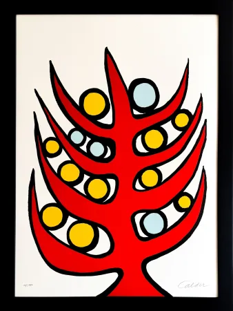 Litografia Calder - L'albero del bene e del male