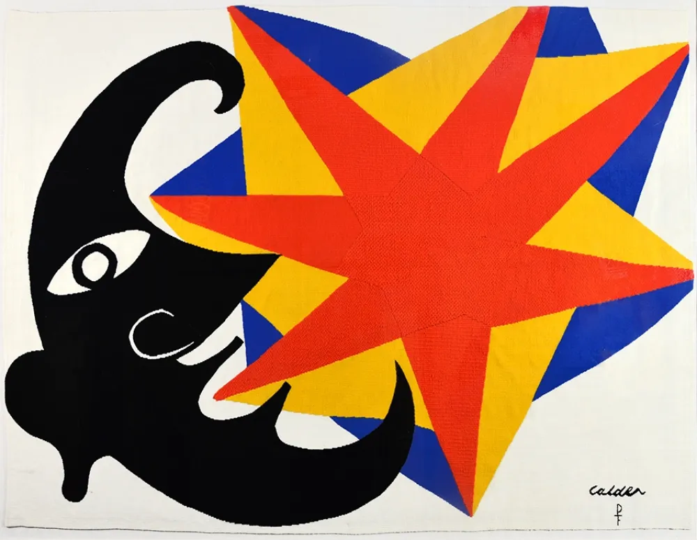 Non Tecnico Calder - Moon and Star Tapestry