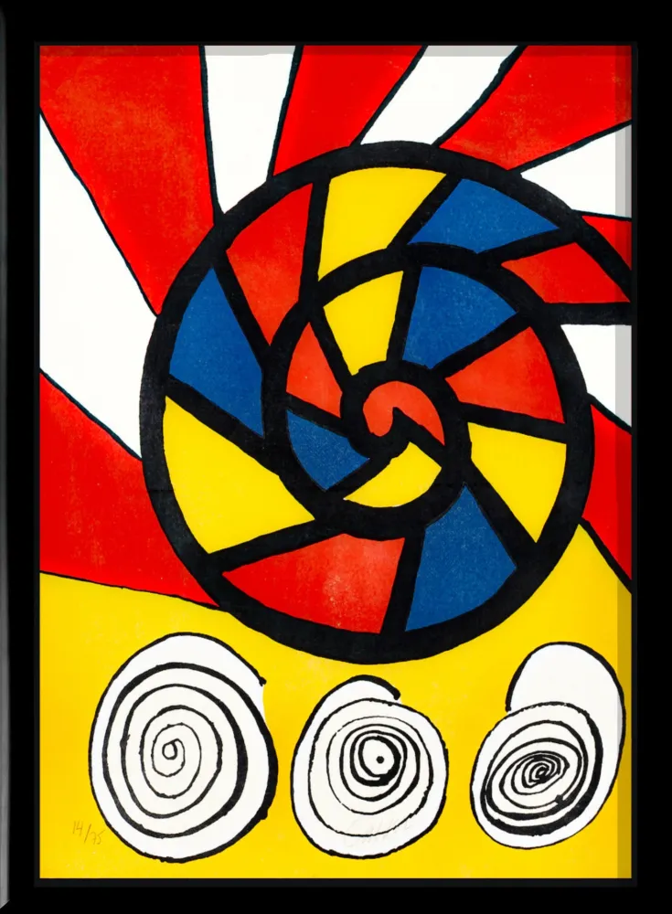 Litografia Calder - Phonograph