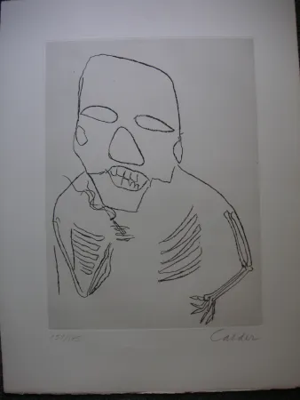 Incisione Calder - SANTA CLAUS