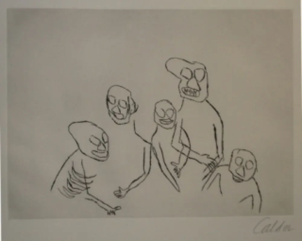 Incisione Calder - Santa Klaus 5