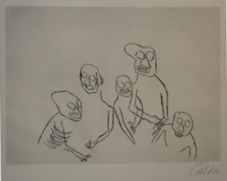 Incisione Calder - Santa Klaus 5