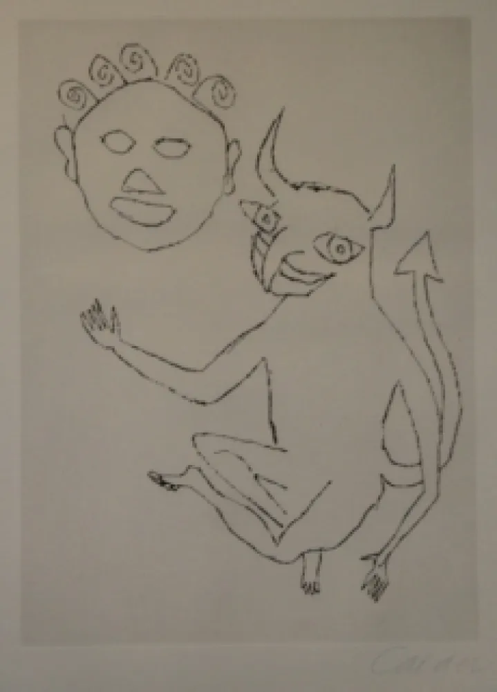 Incisione Calder - Santa Klaus 8