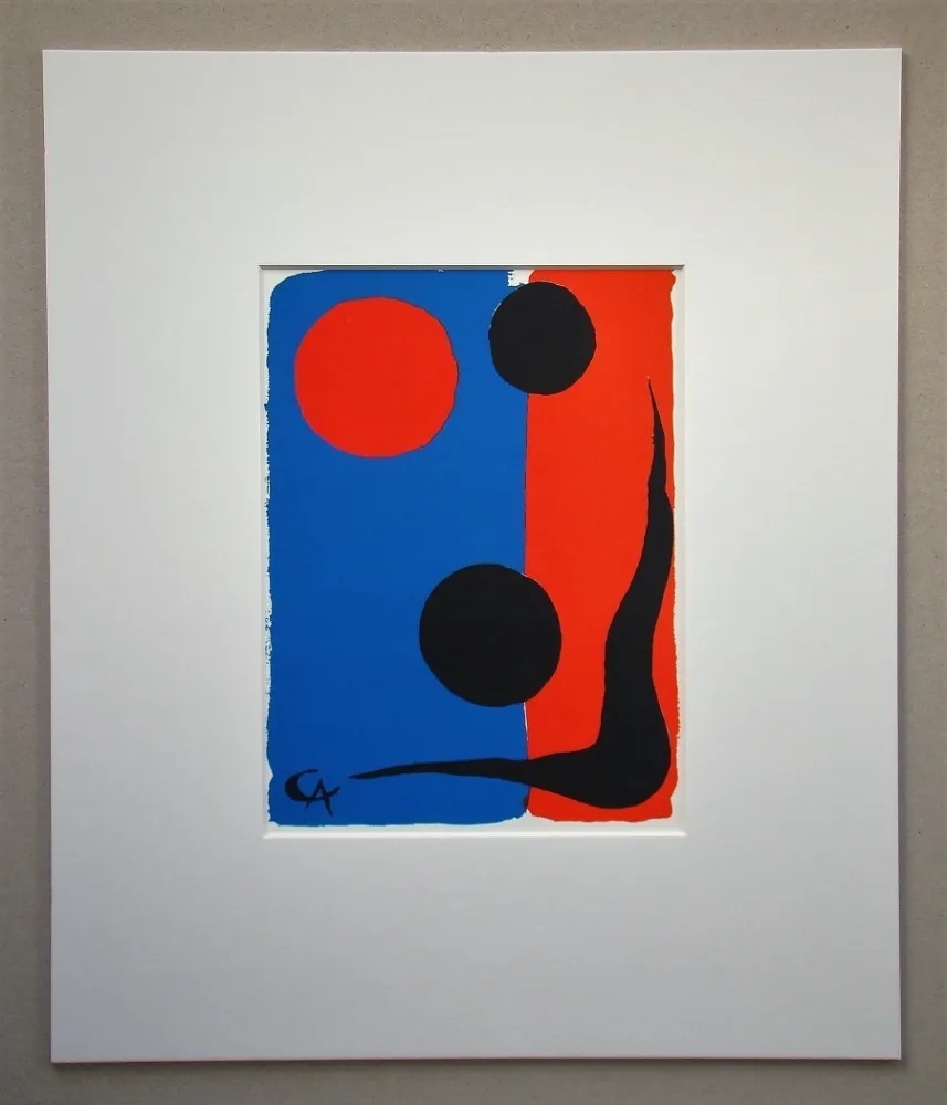 Litografia Calder - Untitled composition