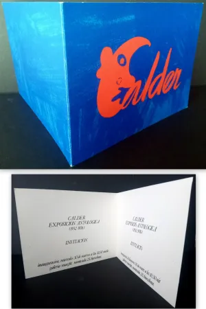 Litografia Calder - Vernissage Calder Galería Maeght 