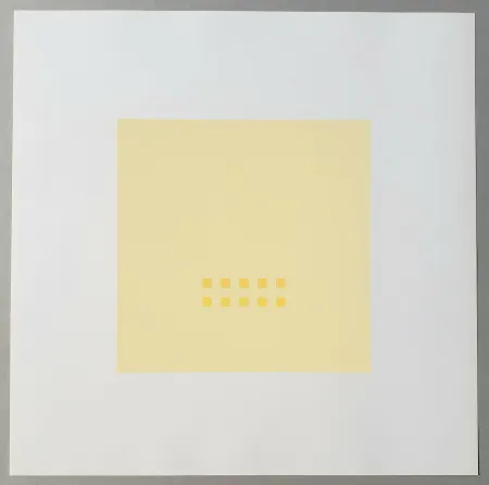 Serigrafia Calderara - Luce spazio immagine (Tav. 4)