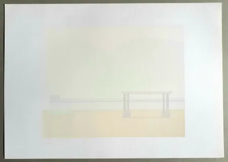 Serigrafia Calderara - Paesaggio
