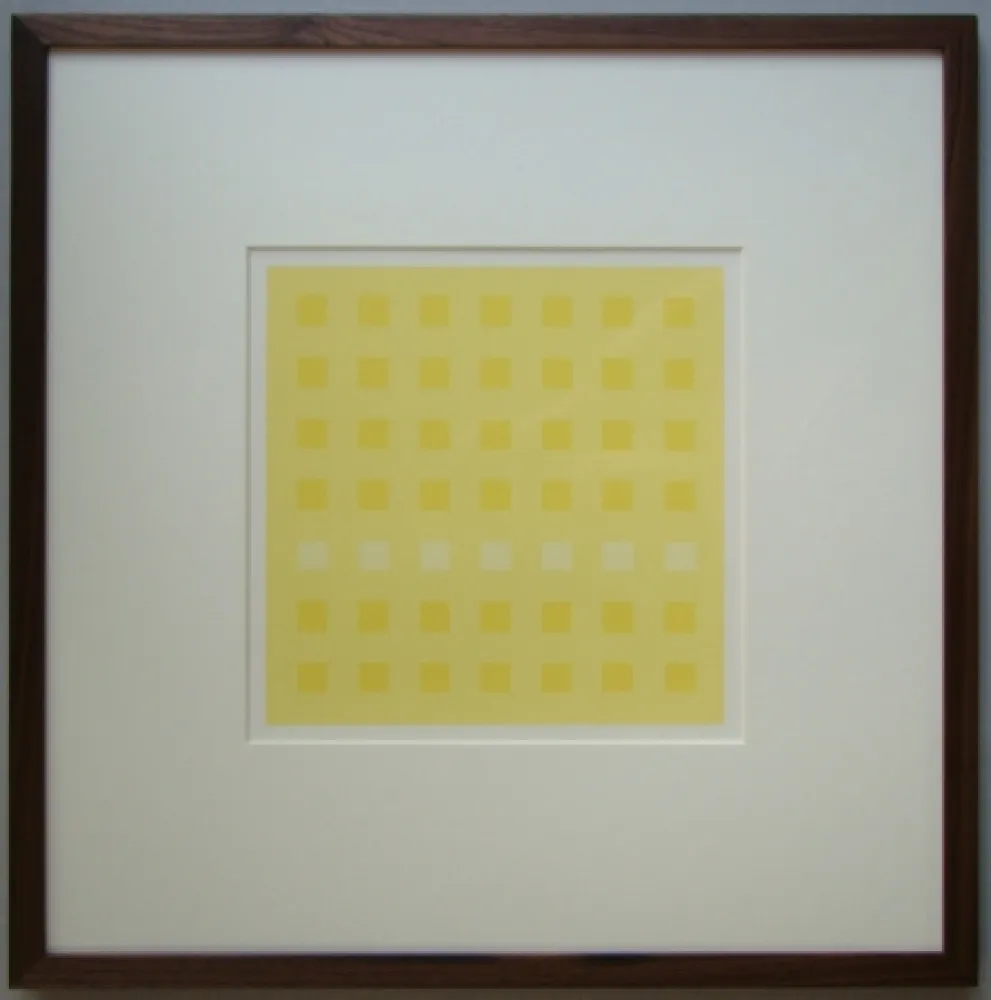 Serigrafia Calderara - Yellow Squares