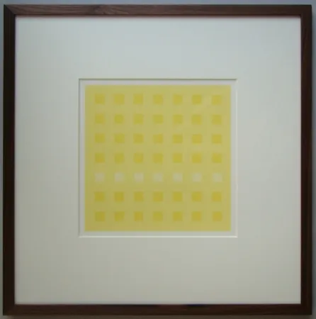 Serigrafia Calderara - Yellow Squares