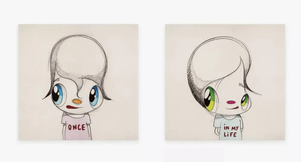 Multiplo Calleja - Once in my life (diptych)