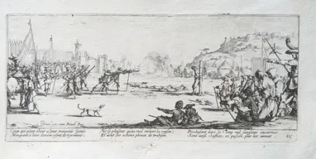 Acquaforte Callot - L'Arquebusade / The Firing Squad