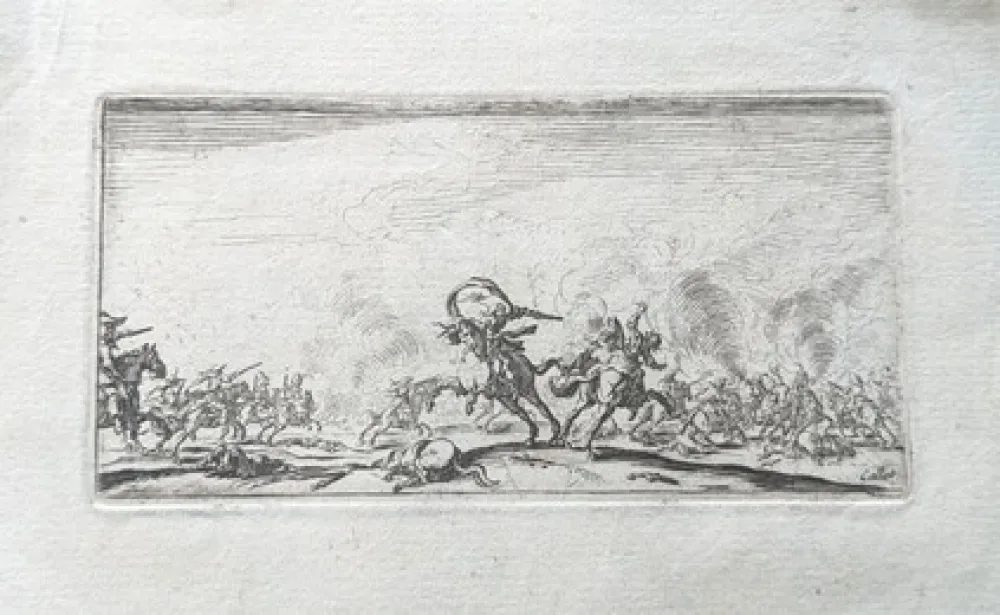 Acquaforte Callot - Le combat au pistolets