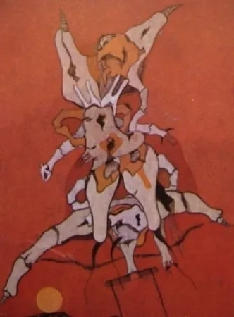 Litografia Camacho  - Cenizas 4