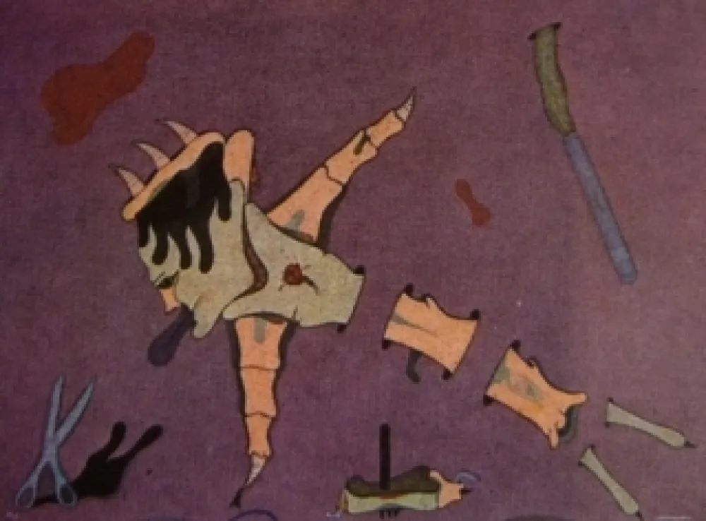 Litografia Camacho  - Cenizas 6