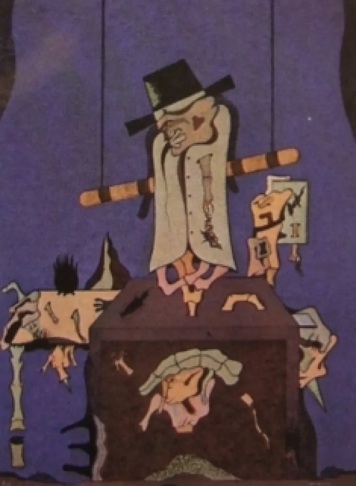 Litografia Camacho  - Cenizas 8