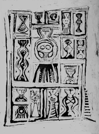 Acquaforte E Acquatinta Campigli - Finestre