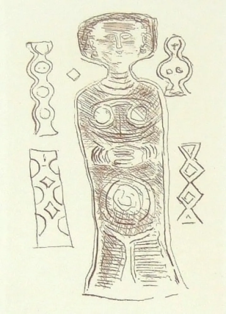 Incisione Campigli - Idolo