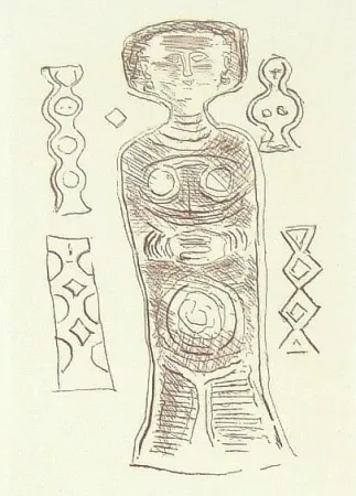 Incisione Campigli - Idolo