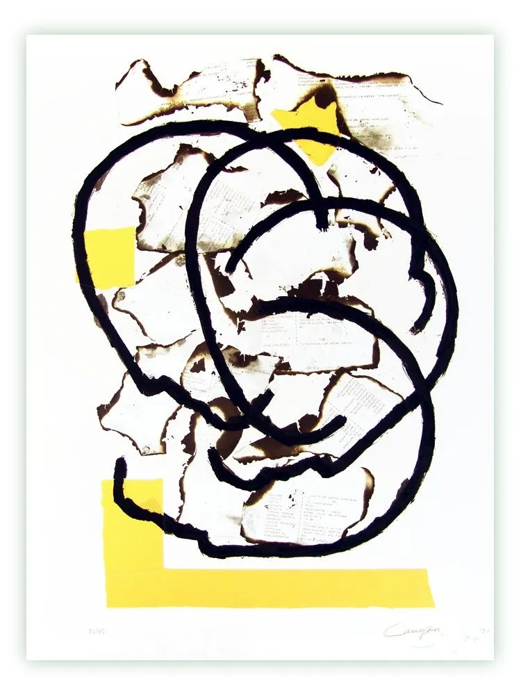 Incisione Canogar - Escena urbana (sin título)