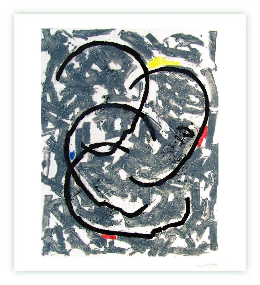 Non Tecnico Canogar - Escena urbana V-5-90