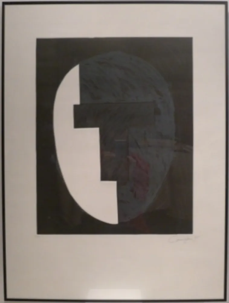 Acquatinta Canogar - Homenaje a Julio González