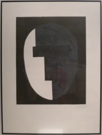 Acquatinta Canogar - Homenaje a Julio González