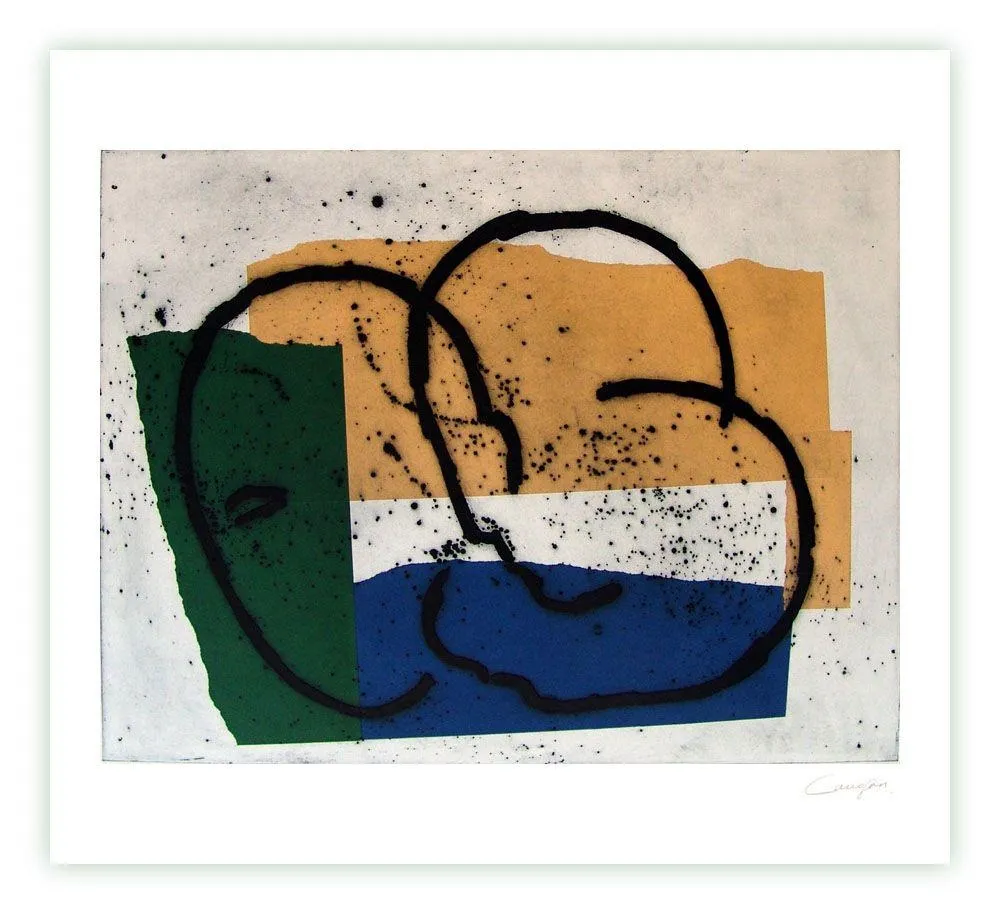 Incisione Canogar - Serie constructivista n-7-90