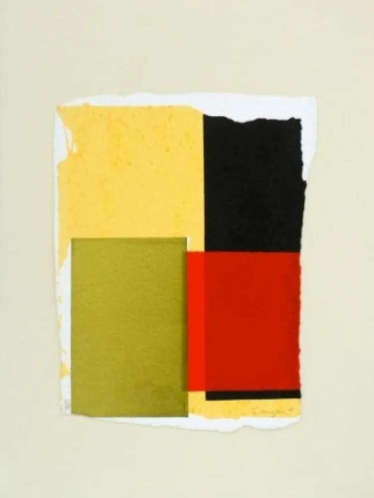 Serigrafia Canogar - Sin Titulo