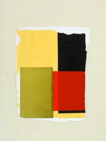 Serigrafia Canogar - Sin Titulo