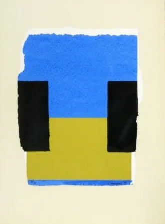 Serigrafia Canogar - Sin Titulo