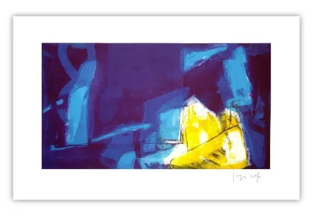 Incisione Capa - Blue yellow