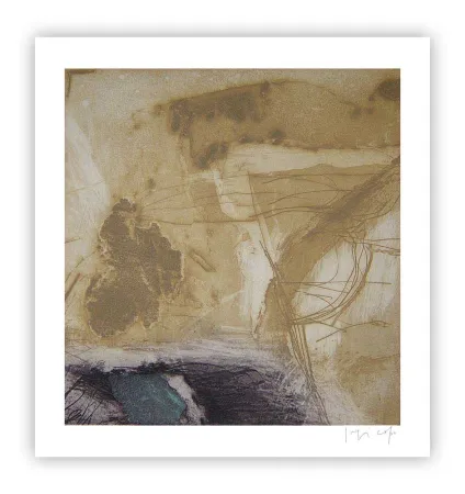 Incisione Capa - Ocre-blu (S.G.)