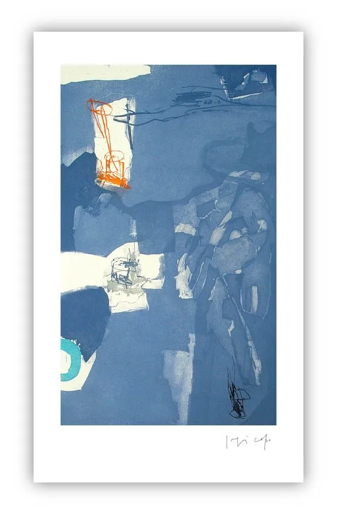 Incisione Capa - Vertical blue