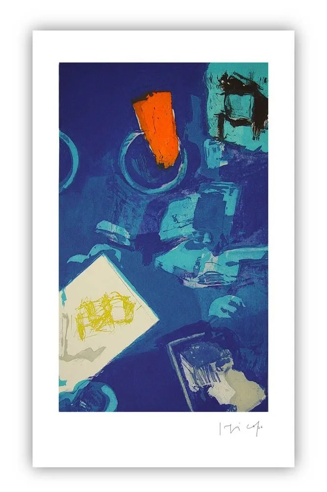 Incisione Capa - Vertical deep blue