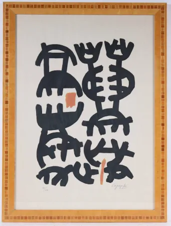 Litografia Capogrossi - Composizione