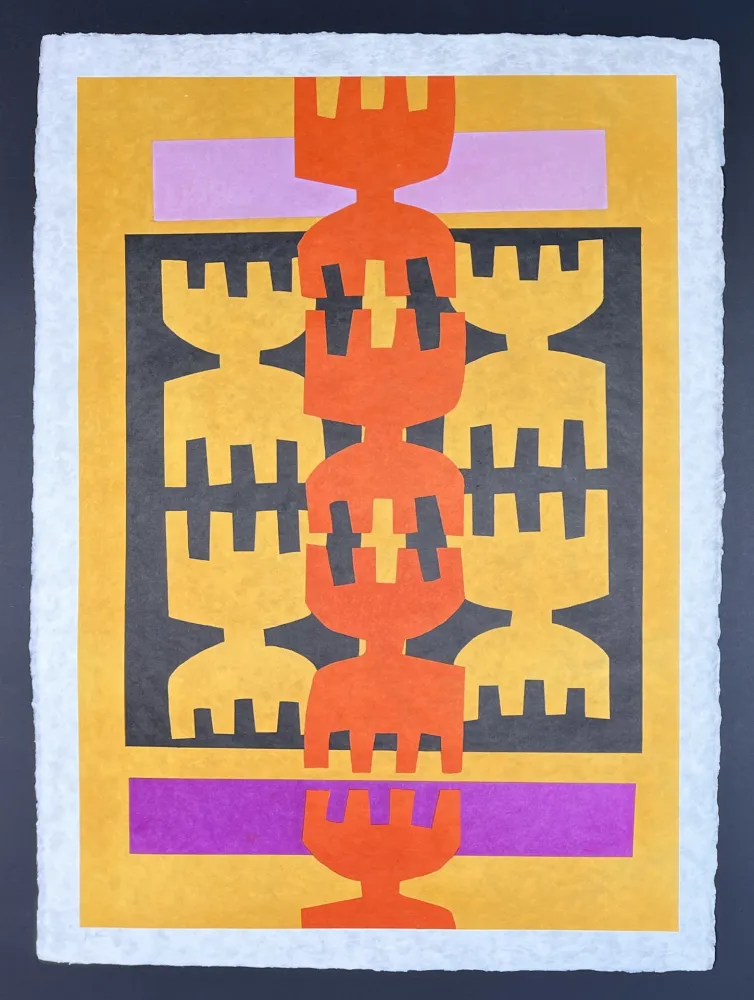 Litografia Capogrossi - Giuseppe Capogrossi (1900-1972) - Lithograph on Japanese paper - 1970