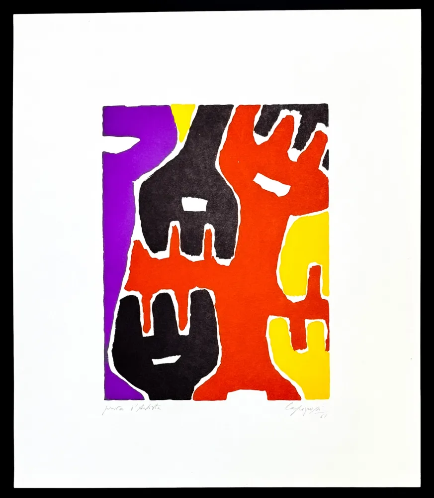 Non Tecnico Capogrossi - Giuseppe Capogrossi (1900–1972) - Zincography on paper - 1961