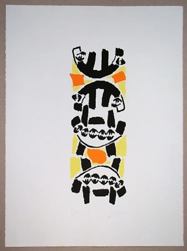 Litografia Capogrossi - Nurnberg