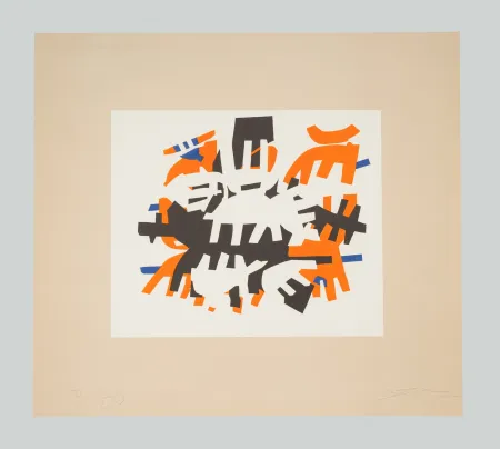 Litografia Capogrossi - Opale