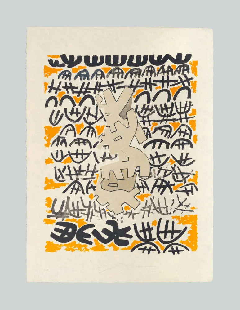 Litografia Capogrossi - Opale 4