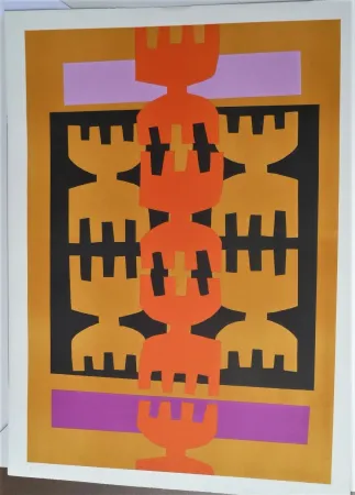 Litografia Capogrossi - Quarzo 4