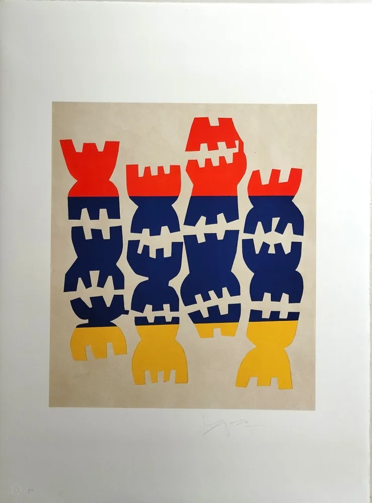 Litografia Capogrossi - Quarzo 5