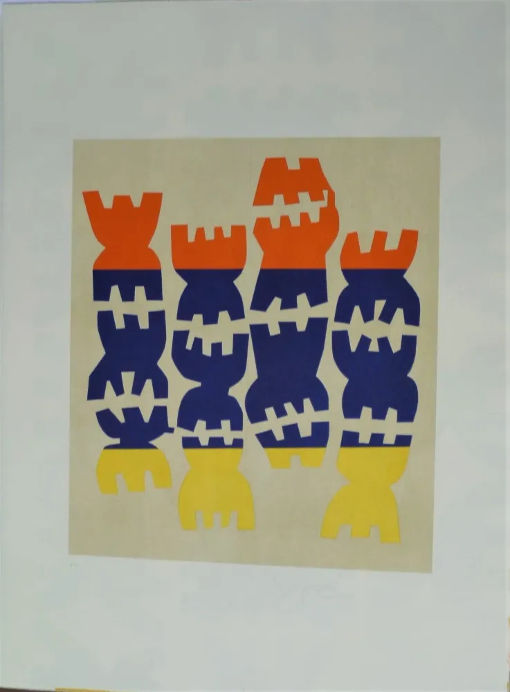 Litografia Capogrossi - Quarzo 5