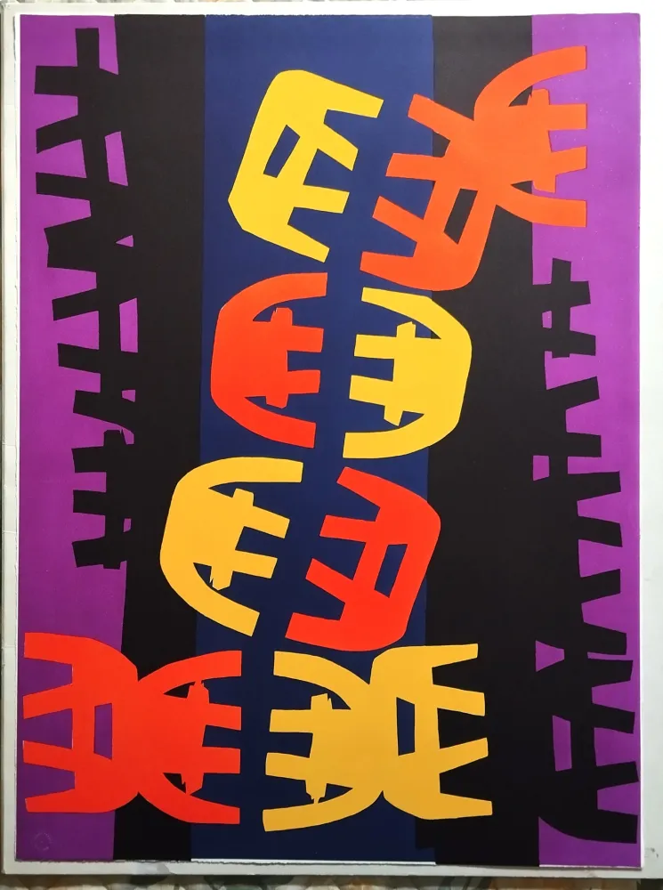 Litografia Capogrossi - Quarzo 6