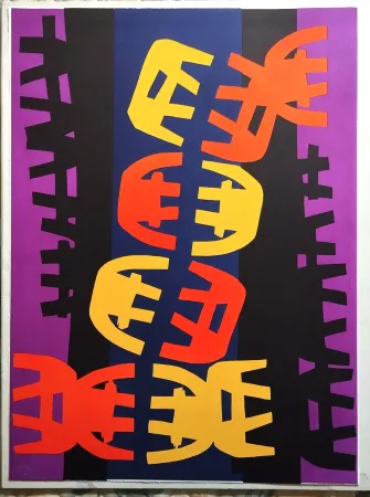 Litografia Capogrossi - Quarzo 6